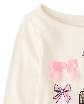 Girls Hello Kitty® And Friends Bow Elbow Sleeve Top