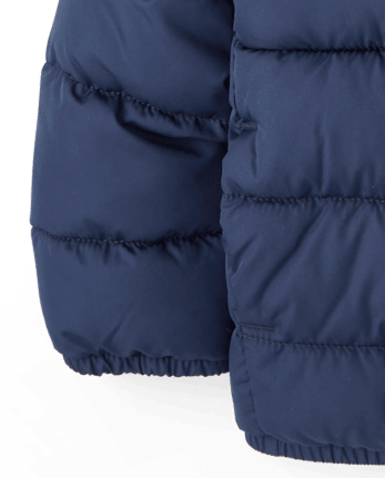 Toddler Boys Hooded Puffer Jacket