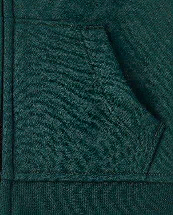 Baby And Toddler Boys Varsity Premium Fleece Zip Up Hoodie