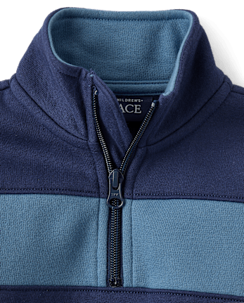 Baby And Toddler Boys Colorblock Premium Fleece 2-Piece Outfit Set