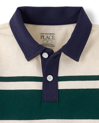 Baby And Toddler Boys Striped Soft Jersey Polo