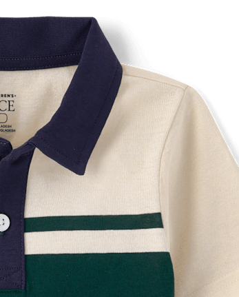 Baby And Toddler Boys Striped Soft Jersey Polo