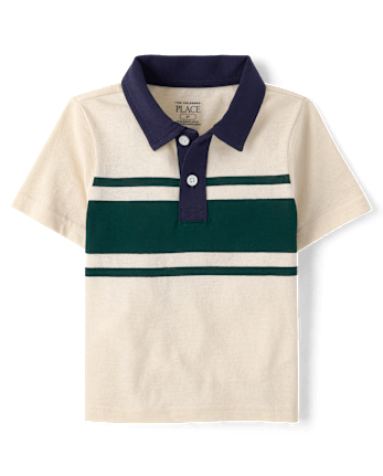 Baby And Toddler Boys Striped Soft Jersey Polo