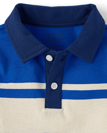 Baby And Toddler Boys Striped Soft Jersey Polo