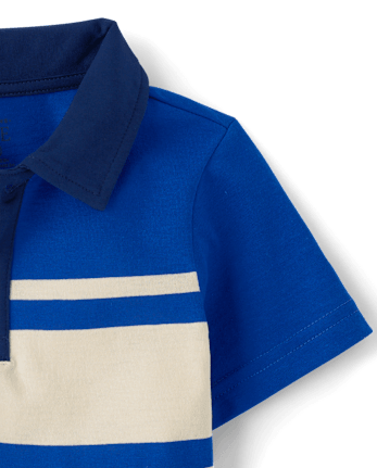 Baby And Toddler Boys Striped Soft Jersey Polo