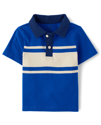 Baby And Toddler Boys Striped Soft Jersey Polo