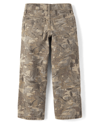 Girls Camo Baggy Jeans - ARID EARTH