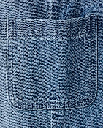 Girls Pull On Baggy Cargo Jeans