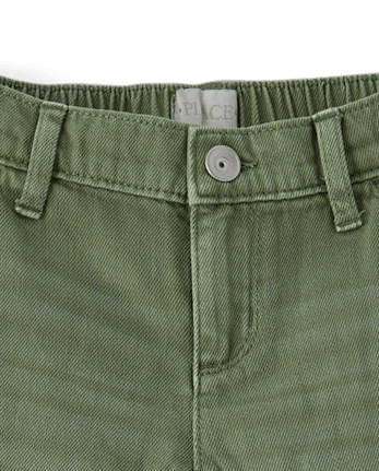 \Jeans cargo amples teints en pièce pour filles\ - GARDEN CRESS
