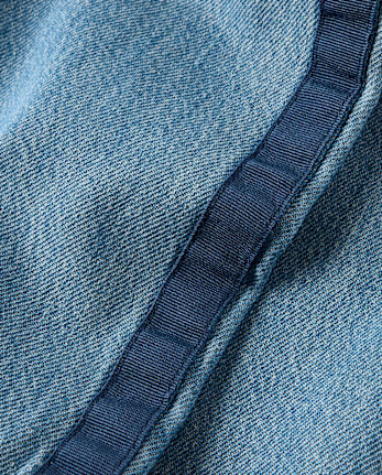 Girls Side Stripe Baggy Jeans