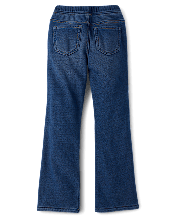 Girls French Terry Flare Sweatpant Jeans