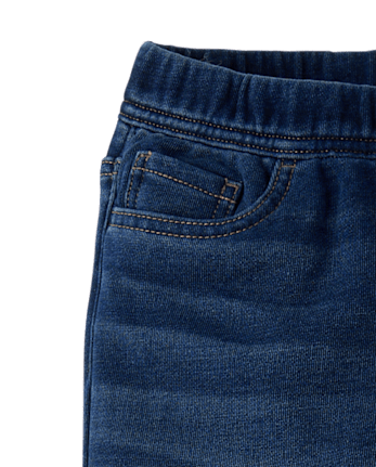Girls French Terry Wide Leg Sweatpant Jeans