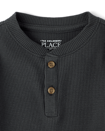 Baby And Toddler Boys Thermal Henley Top