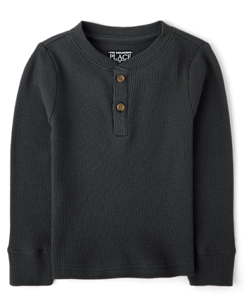 Baby And Toddler Boys Thermal Henley Top