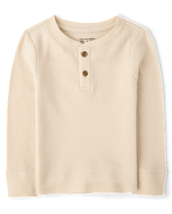 Baby And Toddler Boys Thermal Henley Top