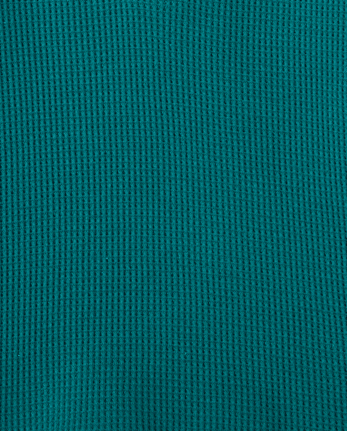 Baby And Toddler Boys Thermal Henley Top - JADED TEAL CL