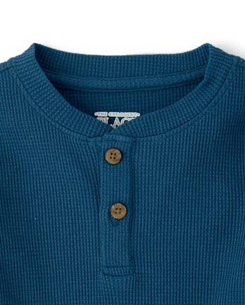 Baby And Toddler Boys Thermal Henley Top