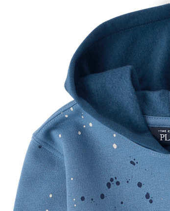 Baby And Toddler Boys Embroidered Dino Premium Fleece Hoodie