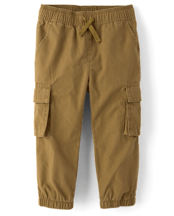 Baby And Toddler Boys Poplin Cargo Jogger Pants