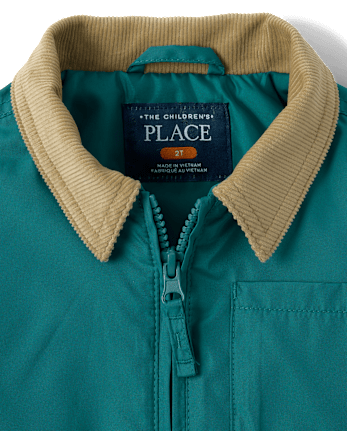Toddler Boys Colorblock Hooded Jacket