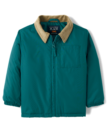 Toddler Boys Colorblock Hooded Jacket