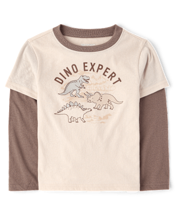 Baby And Toddler Boys Graphic Layered Top
