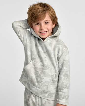 Baby And Toddler Boys Camo Premium Fleece Hoodie