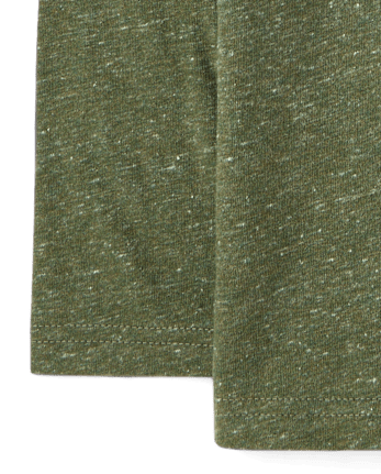 Baby And Toddler Boys Marled Henley Top