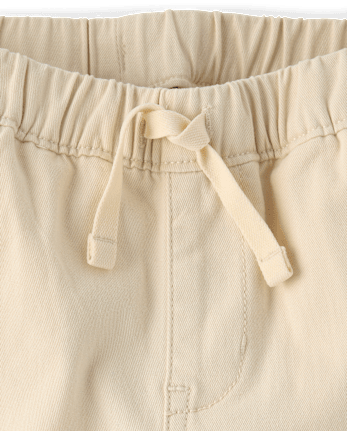 Baby And Toddler Boys Roll Cuff Pull On Chino Pants