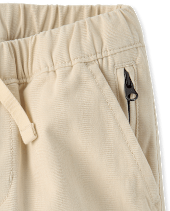 Baby And Toddler Boys Roll Cuff Pull On Chino Pants