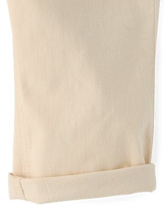 Baby And Toddler Boys Roll Cuff Pull On Chino Pants