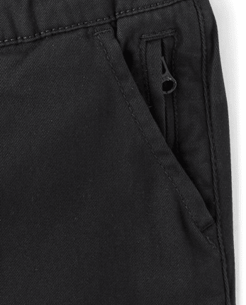 Baby And Toddler Boys Roll Cuff Pull On Chino Pants