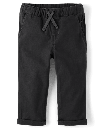 Baby And Toddler Boys Roll Cuff Pull On Chino Pants