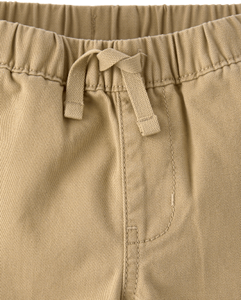 Baby And Toddler Boys Roll Cuff Pull On Chino Pants
