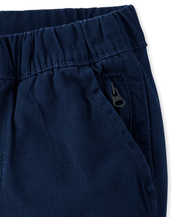 Baby And Toddler Boys Roll Cuff Pull On Chino Pants