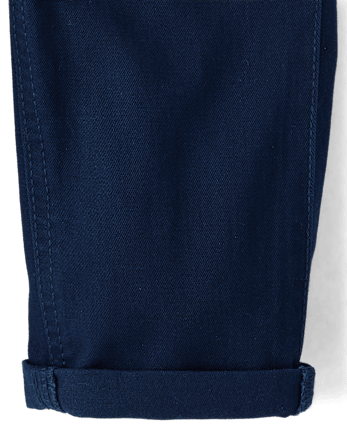 Baby And Toddler Boys Roll Cuff Pull On Chino Pants