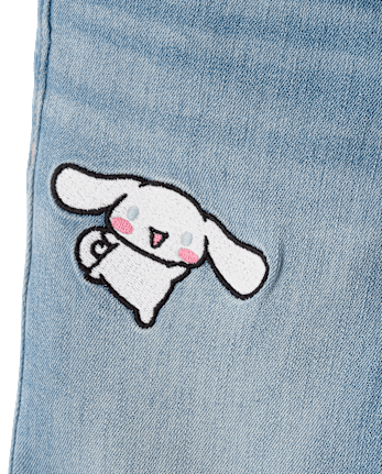 Girls Hello Kitty® And Friends Embroidered Flare Jeans