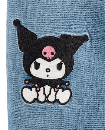 Girls Hello Kitty® And Friends Embroidered Flare Jeans