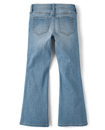 Girls Hello Kitty® And Friends Embroidered Flare Jeans