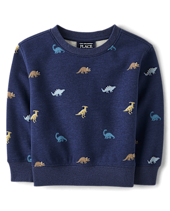 Baby And Toddler Boys Print Premium Fleece Sweatshirt