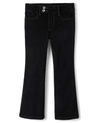 Girls Low Rise Corduroy Bootcut Pants