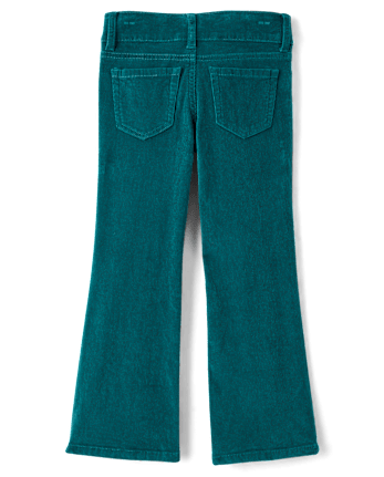 Girls Low Rise Corduroy Bootcut Pants