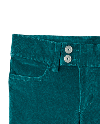 Girls Low Rise Corduroy Bootcut Pants