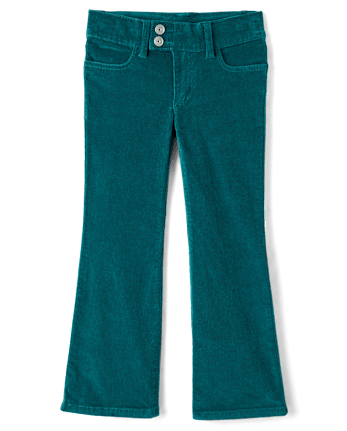 Girls Low Rise Corduroy Bootcut Pants