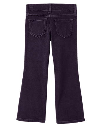 Girls Low Rise Corduroy Bootcut Pants