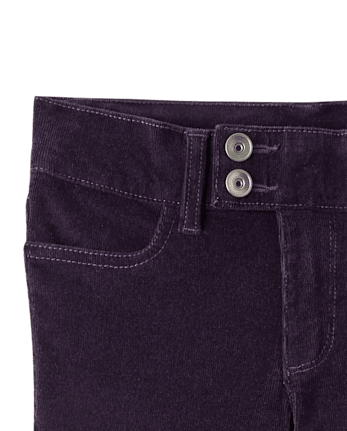 Girls Low Rise Corduroy Bootcut Pants