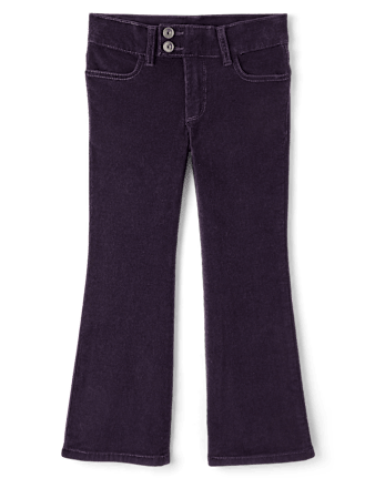 Girls Low Rise Corduroy Bootcut Pants
