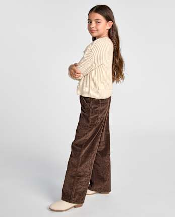 Pantalon en velours côtelé ample pour filles - FUDGE