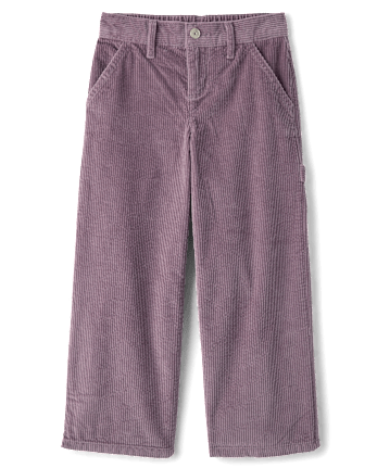 Girls Pull On Baggy Corduroy Pants