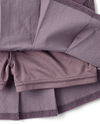 Girls Pleated Corduroy Skort